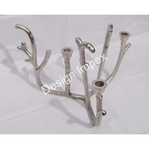 Bougeoir de qualité exclusive Bougeoir décoratif en gros Bougeoir de meilleure qualité Bougeoir élégant fini argent Ventes - Product Image 2