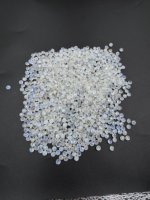 Pierre de lune arc-en-ciel blanche naturelle à facettes coupe ronde pierre précieuse en vrac de haute qualité pour la fabrication de bijoux Lot en gros
