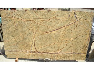 Dalles de marbre écologiques durables de couleur vert forêt naturelle, polies, pour l'extérieur et les villas modernes - Product Image 2