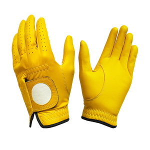 Gants de golf personnalisés confortables avec écran tactile en cuir souple Cabretta compatibles et légers pour le sport - Product Image 1