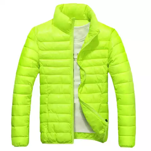 Wholesale Outdoor Solid Color Winter Bomber Jacket Warm Mens Custom Logo Front Formal - Product Image 2