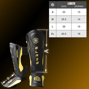 Espinilleras de MMA para Entrenamiento de Boxeo, Muay Thai, Kickboxing y Artes Marciales con Protección de Empeine, Fabricante OEM Personalizado - Product Image 6