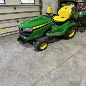 For John for Deere X738 48V Cordless Agricultural Lawn Mower with <b>125cc</b> 2-Stroke <b>Engine</b> Industrial Riding Tractor Grass for DIY - Product Image 4