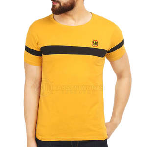 T-shirt décontracté pour homme, respirant, confortable, coupe classique, 100% coton, fabriqué au Pakistan - Product Image 2