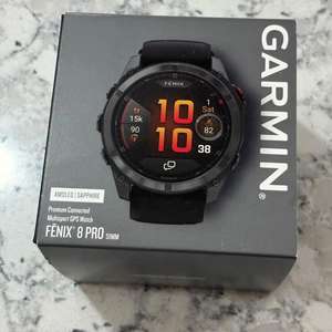 Reloj Inteligente GPS Multideporte Garmin fenix 8 pro Premium Auténtico, Batería de Larga Duración, Resistente al Agua, Luz LED Integrada - Product Image 6