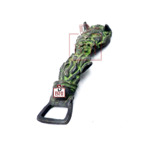 Abrebotellas de latón Accesorios de barra únicos Abrebotellas de latón Montado en la pared "RAKSHAS"(130mm) - Product Image 5