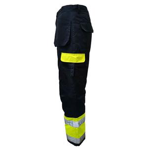Pantalons de sécurité haute visibilité pantalons de construction pour hommes imperméable réfléchissant usine OEM respirant confort fit approvisionnement - Product Image 3