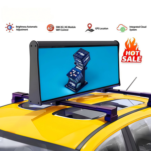 IP65 không thấm nước xe gắn trên màn hình LED lập trình di chuyển bảng tin xe buýt/Taxi màn hình quảng cáo - Product Image 2