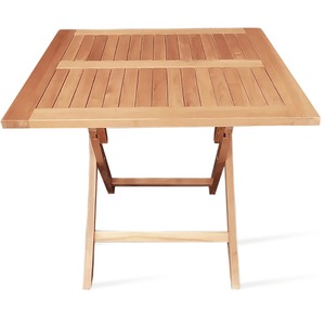 square <b>table</b> garden teak <b>wood</b> outdoor aqm7889 - Product Image 1