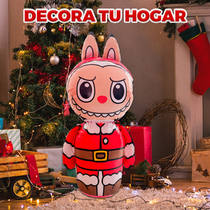 Labubu Statuetta Gonfiabile di Babbo Natale con Luci LED RGB e Giocattolo - Product Image 6