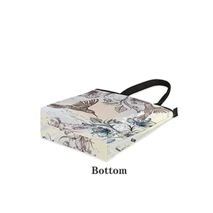 Sac à bandoulière en toile teintée imprimée écologique avec longue poignée en ruban adhésif à prix abordable avec poche intérieure - Product Image 4