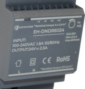 24V แหล่งจ่ายไฟ2.5A ราง DIN 60W 24V แหล่งจ่ายไฟสลับ LED แหล่งจ่ายไฟ AC เป็น DC แปลงอุตสาหกรรมระบบอัตโนมัติ LED - Product Image 2