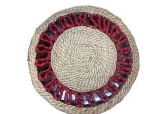 Nouveau tapis de sol rond en jute tressé fait main 2026, tapis de sol naturel en jute, fabriqué au Bangladesh - Product Image 2