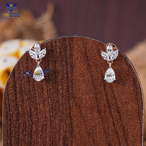 12,47 TDW Pear & Marquise Cut Diamond White Gold Necklace de Labstone / Brilliance Beyond Compare/Color DE LA EF-VS - Product Image 4