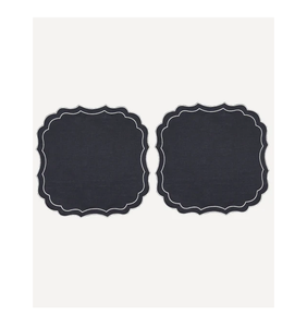Tandard-posavasos de lino de tela, posavasos de diseño antiguo y anuncios a la venta - Product Image 2