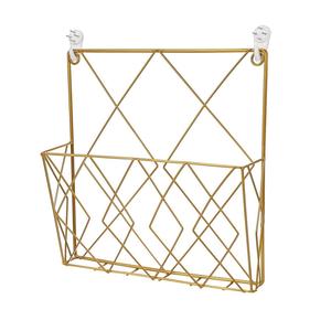 Top tendance luxe Vintage mural grand fil métallique porte-revues bureau livre et porte-journaux organisateur - Product Image 5