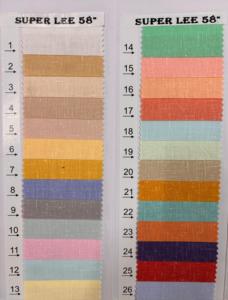 Tela de yute de lino y algodón orgánico 58 "Super Lee calidad premium para camisas de moda - Product Image 3