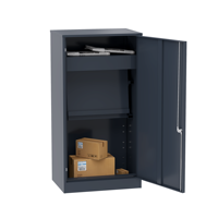Boîte à colis personnalisée autoportante en acier galvanisé durable pour extérieur, maison, résidentiel, à poser sur le trottoir