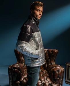 Vêtements d'extérieur chauds pour hommes, veste bouffante de grande taille, vestes à col haut pour hommes, manteaux pour hommes, vente à chaud - Product Image 4