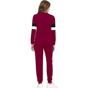 Conjuntos Deportivos Casuales de Invierno para Mujer, Manga Larga, Transpirables, de Forro Polar, con Logotipo Deportivo, Hechos en Pakistán - Product Image 4