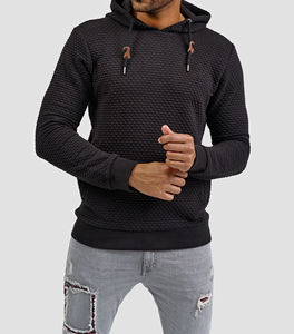 Nouvelle mode bas taux vente à chaud nouveau design demande du client pull à manches longues sweats à capuche unis pour hommes OEM Service personnalisé - Product Image 1