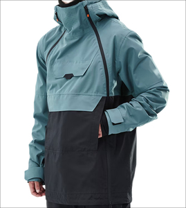Logo personnalisé Veste à capuche coupe-vent imperméable pour la randonnée en plein air Coupe-vent mode décontracté pour hommes et femmes - Product Image 5