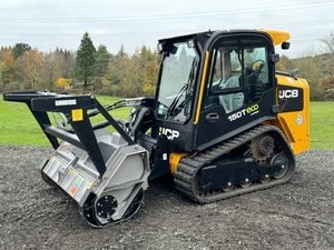 High Performance Diesel JCB Skid Steer Mulcher Attachment Hydraulic Forestry Flail Mower Grass <b>Brush</b> Tree <b>Vegetation</b> Clearing - Product Image 5