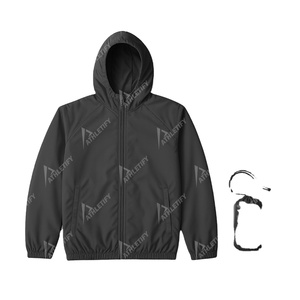 Chaqueta cortavientos de poliéster 100%-Chaqueta ligera resistente al agua para exteriores para hombres y mujeres Protección duradera y para todo tipo de clima - Product Image 1