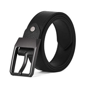 Cinturón clásico de cuero genuino 100% de alta calidad para hombre, cinturón informal de alta resistencia para todos los días, estilo personalizado, precio barato al por mayor - Product Image 2