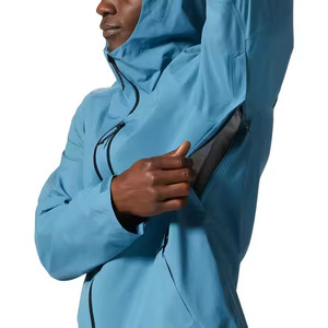 Design Streetwear Chaqueta de lluvia cortavientos 100% Poliéster Softshell Chaqueta de lluvia impermeable subido por Dress Sports - Product Image 5