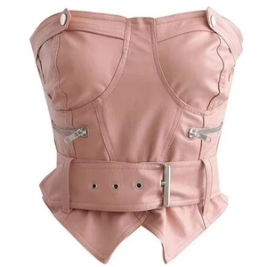 Corset en cuir véritable Champ King Modèle 0025//LC/Pk 300g pour l'entraînement de la taille, style audacieux et chic, sans cruauté, élégance intemporelle - Product Image 1