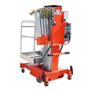 Plataforma Elevadora Hidráulica Móvil Mini, <span class=keywords><strong>de</strong></span> 5 a 12 m, para Interiores y Exteriores, con Capacidad <span class=keywords><strong>de</strong></span> Carga <span class=keywords><strong>de</strong></span> 120-150 kg, Control Remoto, AC/DC, Certificación CE - Product Image 2