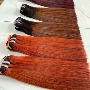 Vente d'extensions de cheveux de trame de Machine droite d'os cheveux humains vietnamiens SDD paquets de cheveux de trame droite d'os couleur personnalisée - Product Image 5