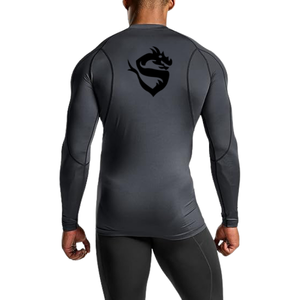 Vêtements de sport de compression pour hommes ensemble de shorts de protection contre les éruptions cutanées Spandex/Polyester tissu à séchage rapide écologique MMA BJJ Grappling Martial - Product Image 2