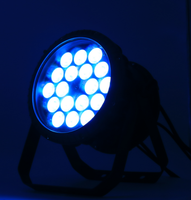 Extérieur DMX 4in1 Étanche RGBW LED Par IP65 Tête Mobile Stage Light UV Faisceau avec 18*10W Cob Aluminium et PVC Corps 3W Puissance