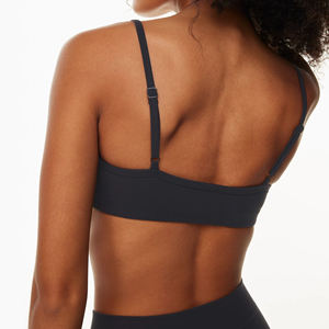 Marque privée Doux Sans Couture 2pcs Yoga Fitness Set Extensible Sans Couture Côtelé Yoga Gym Set Fitness Femmes - Product Image 2