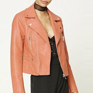 Veste en cuir PU blanche de haute qualité Veste en cuir d'extérieur personnalisée avec le meilleur matériau - Product Image 1