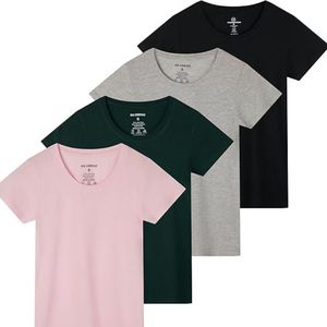 OEM service personnalisé t-shirt femmes, logo personnalisé mâcher cou t-shirts pour femmes - Product Image 1