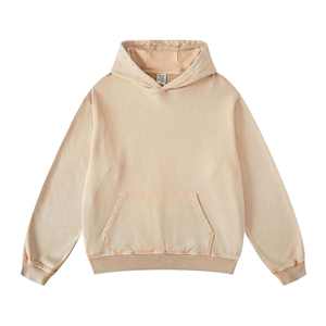 Custom 420gsm Men Acid <b>Wash</b> Hoodie Blank Hoodies Wholesale Sun Faded Vintage Men Pullover Hoodies - Product Image 2