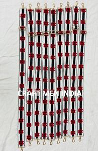 Ceintures en métal perlées multicolores faites à la main Étudiants du collège Élégant Tissu moderne Gameday Outfitting Confortable Design Formel - Product Image 2