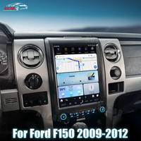 Aucar 12.1 "dernier Android 13 Tesla Style écran voiture stéréo vidéo lecteur DVD GPS Navigation pour Ford F150 2009-2012 autoradio