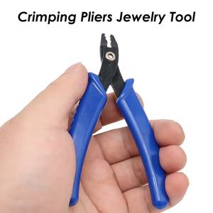 Pince à sertir pour perles et tubes-Outil de fabrication de bijoux à nez coudé de haute qualité - Product Image 3