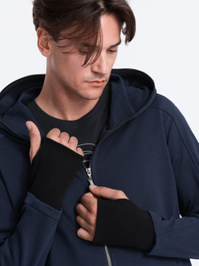 Sudadera con Capucha de Invierno de Lujo para Hombre al por Mayor, de Forro Polar y Algodón, con Diseño Térmico Acolchado, Cremallera y Transpirable, Personalizable con Impresión - Product Image 2