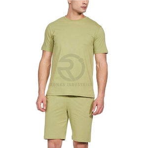 Summer New <b>Men</b> Casual <b>Shorts</b> <b>Sets</b> <b>Short</b> Sleeve T Shirt <b>Shorts</b> <b>Set</b> Custom Clothing 2 Pieces <b>Set</b> - Product Image 5