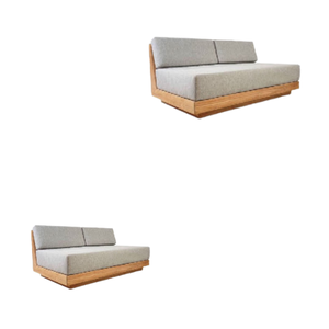 En venta sofá al aire libre muebles Villa sala de estar sofá de teca Hotel moderno diseñador jardín sofá de madera maciza - Product Image 5