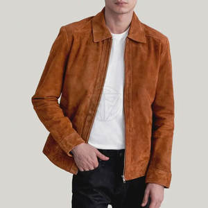 Veste d'hiver élégante en daim, design élégant, surface douce, sensation de luxe, logo frontal, écologique, légère, personnalisable - Product Image 3