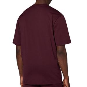 T-shirt de compression pour homme à épaules tombantes, coupe régulière, en Spandex, séchage rapide, style fitness, prix bas OEM - Product Image 5