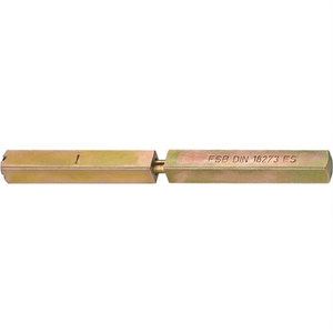 Pasador Cuadrado Sólido Marca FSB de 9mm x 125mm con Ranura Anular y Espiral, Fabricado en Aluminio, Acero y Latón, Variedad de Tipos y Estilos - Product Image 3