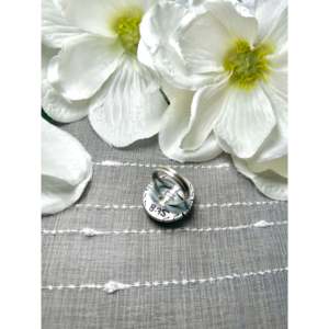 Dave Skeets Handmade <b>Boho</b> Statement <b>Ring</b> Golden Hill Turquoise & Sterling <b>Silver</b> with Bezel Setting Size 8.75 for Everyday Wear - Product Image 4