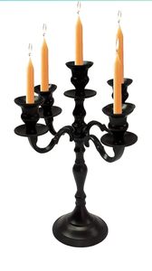 Candélabre en métal de taille personnalisée de haute qualité, fait à la main, couleur noire, nouveaux centres de table pour la décoration de la maison et du mariage - Product Image 4